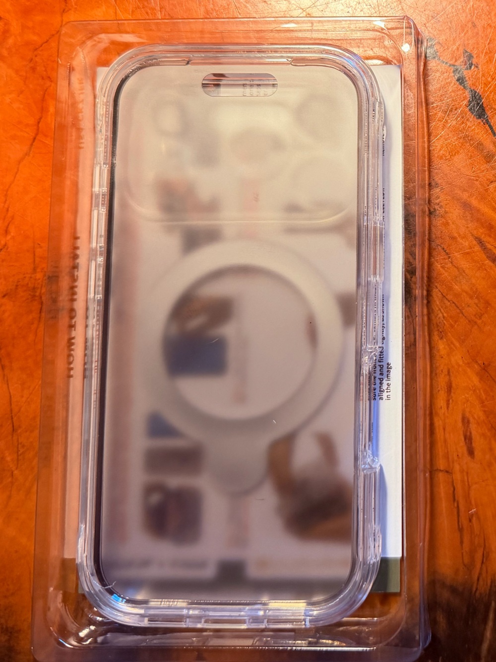 Clear Phone Case with MagSafe and Inline Stand